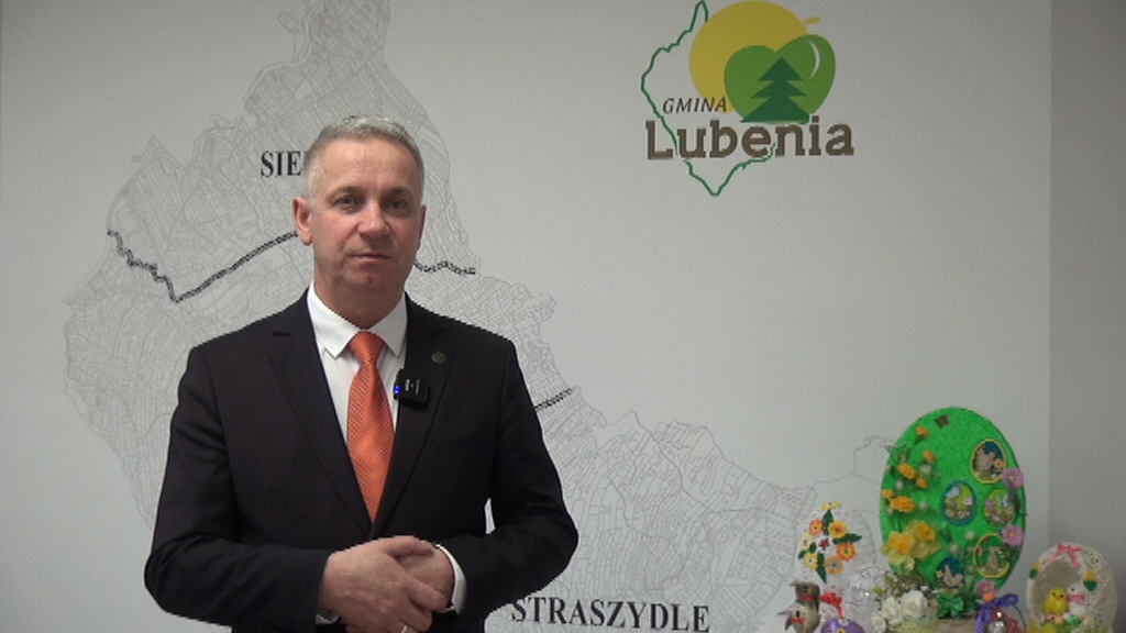 Życzenia Wielkanocne Adama Skoczylas - Wójta Gminy Lubenia